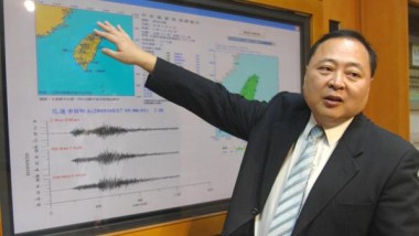 An official at Taiwan's central weather